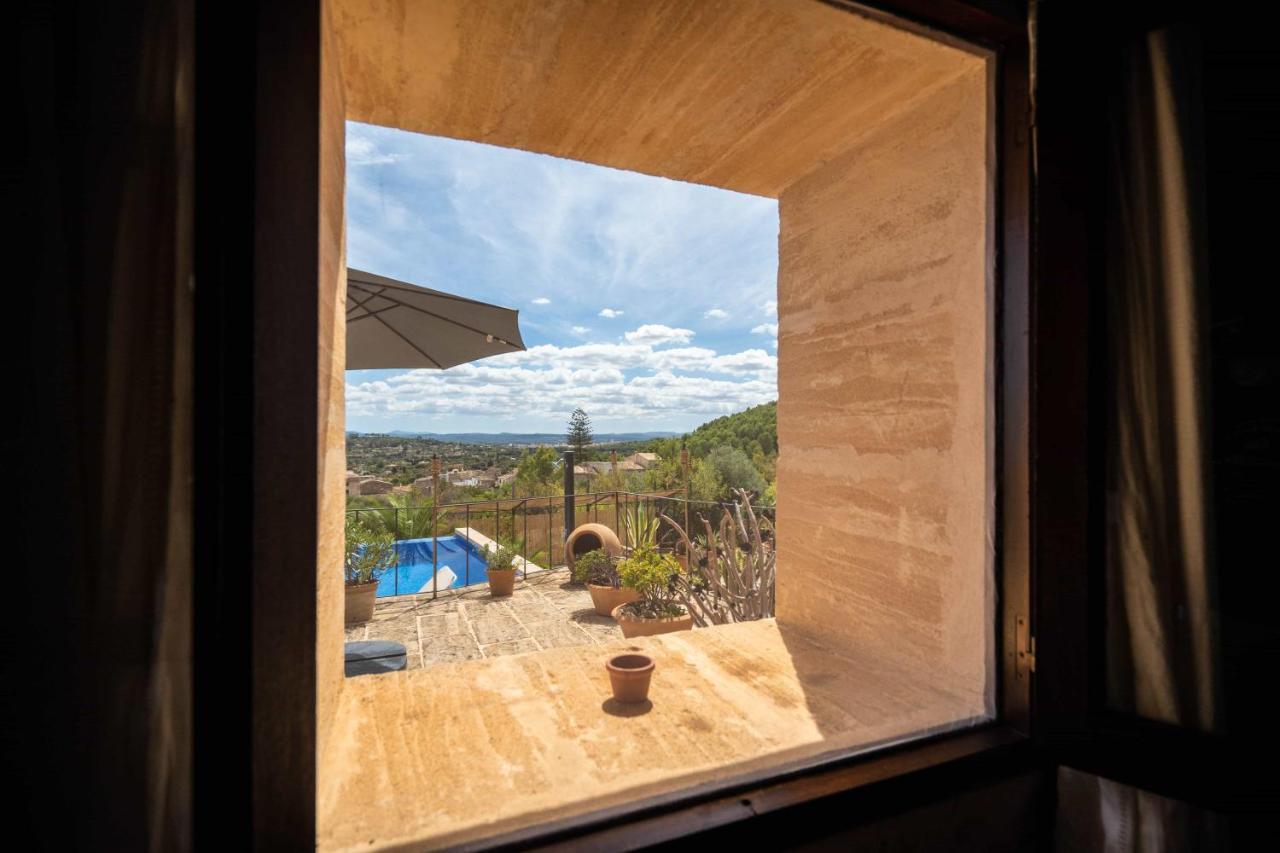 Can Pulit - Finca Romantica Para 2 Con Piscina Y Vistas En Selva  Buitenkant foto